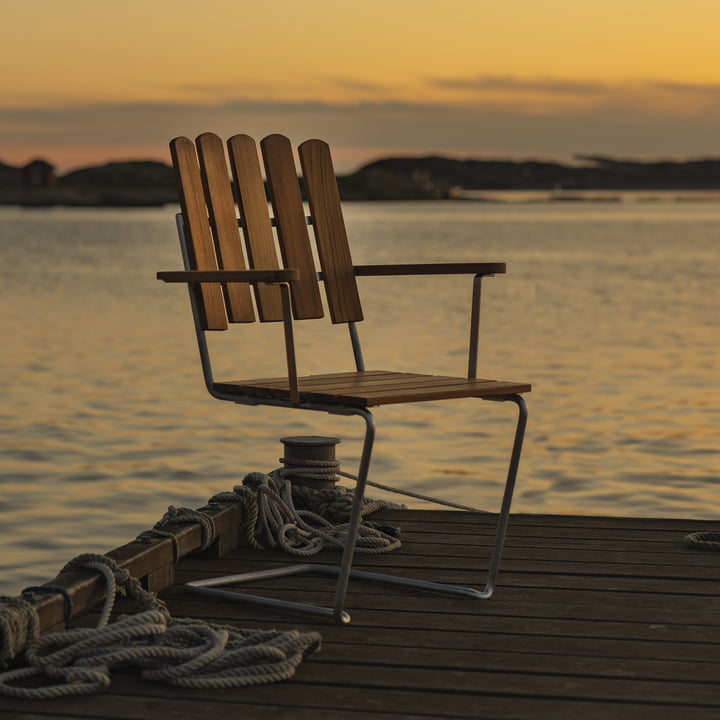 A2 garden armchair, teak from Grythyttan