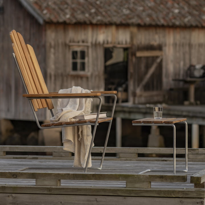 A3 deck chair, teak from Grythyttan