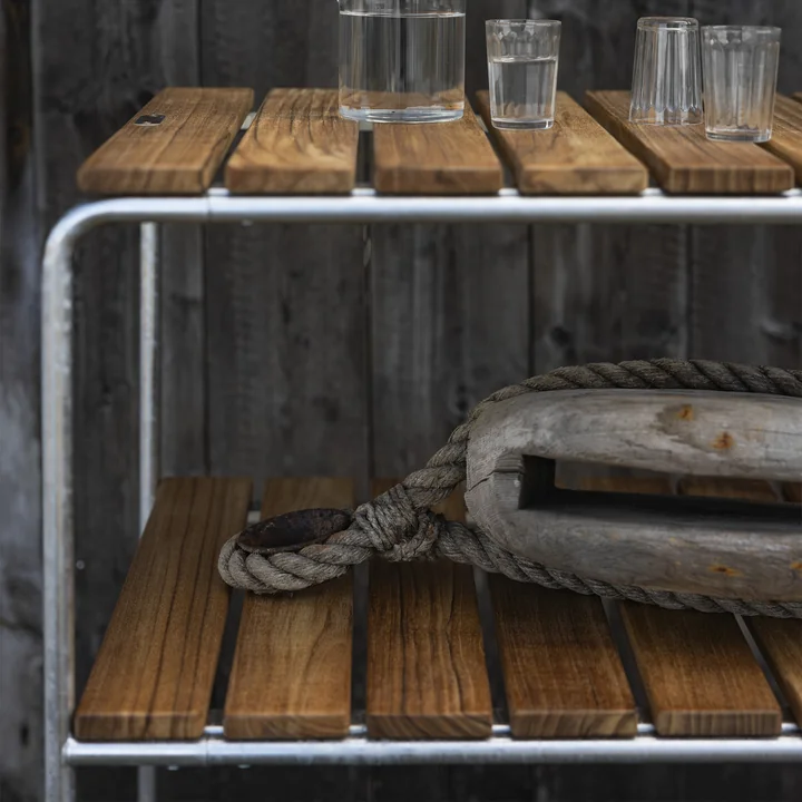 Grythyttan - L105 Garden side table, teak