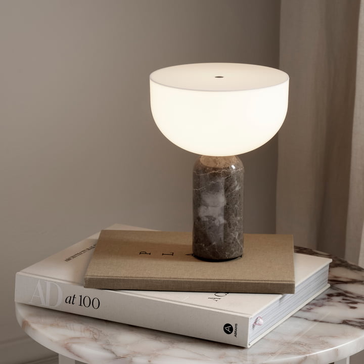 Kizu Portable LED table lamp with rechargeable battery from New Works