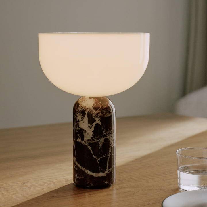 Kizu Portable LED table lamp with rechargeable battery from New Works