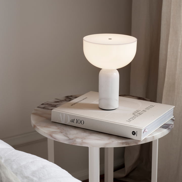 Kizu Portable LED table lamp with rechargeable battery from New Works