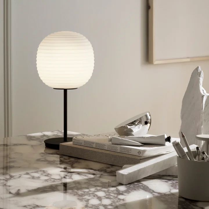 New Works - Lantern Table lamp S opal / matt