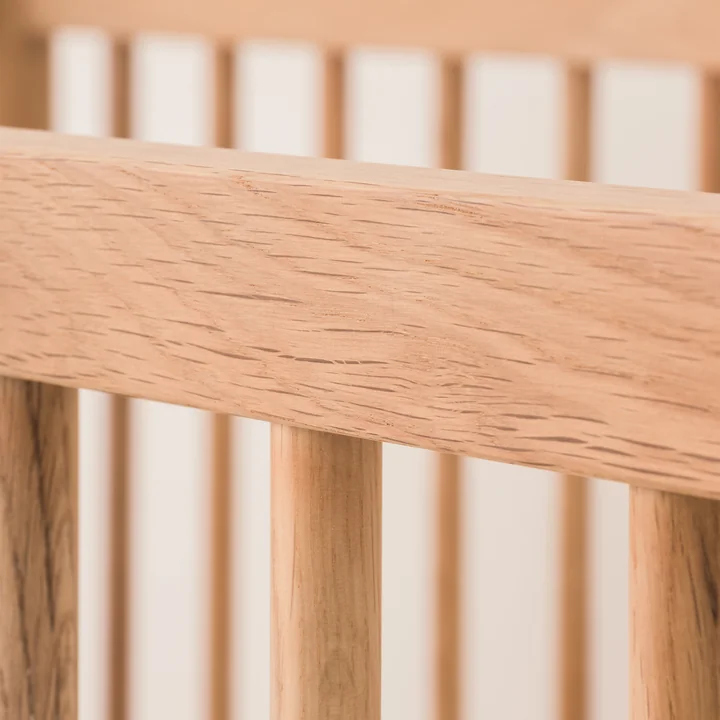 Nobodinoz - Latitude Evolutive baby crib, 70 x 140 cm, natural oak