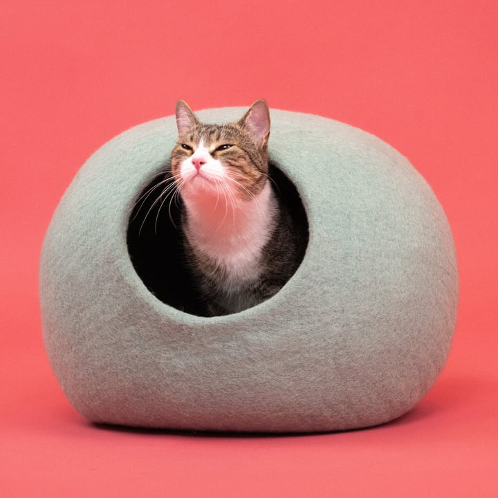 Fine cat cave, turquoise from myfelt