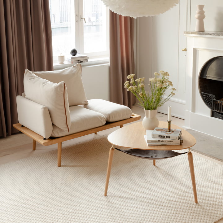 Hang Out Coffee table from Umage in natural oak