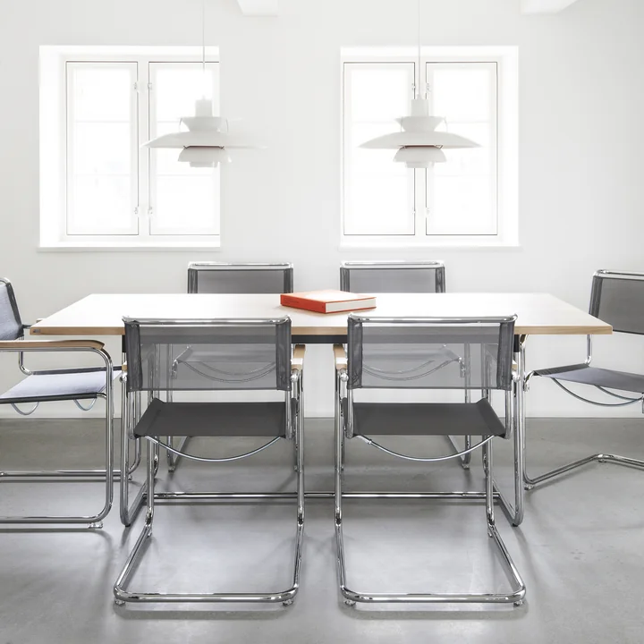 Thonet - S 1070 Dining table, solid oiled oak