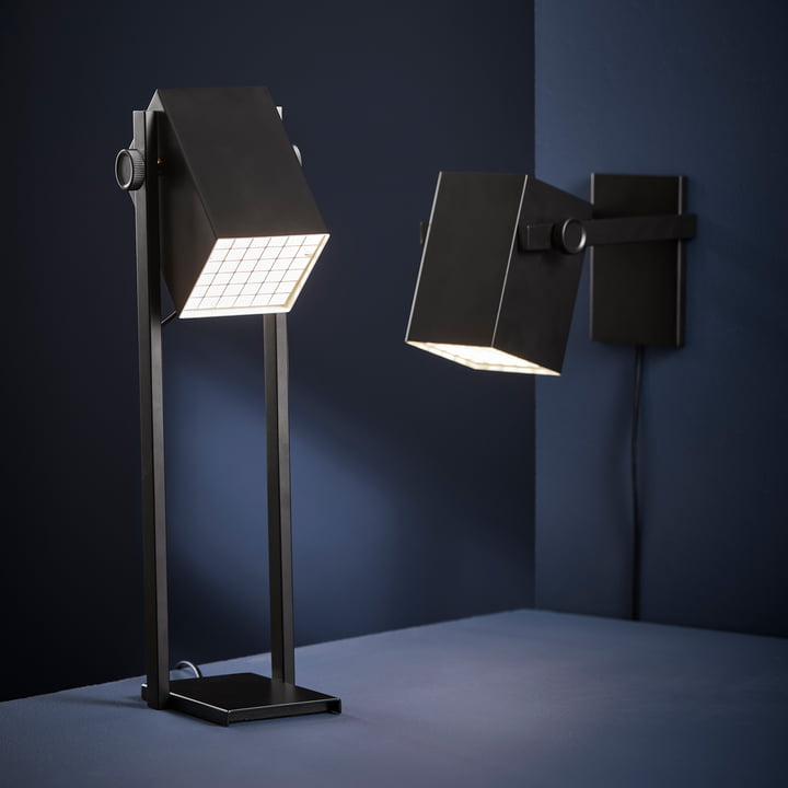 BF Quadro table lamp, black by Frandsen