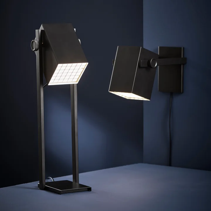 BF Quadro table lamp, black by Frandsen