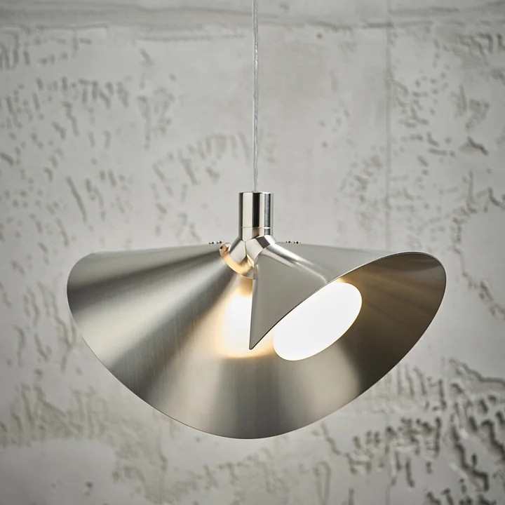 Peel Pendant light, steel from Frandsen