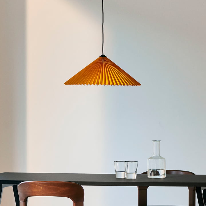 Matin Pendant light Ø 50 cm, peach by Hay