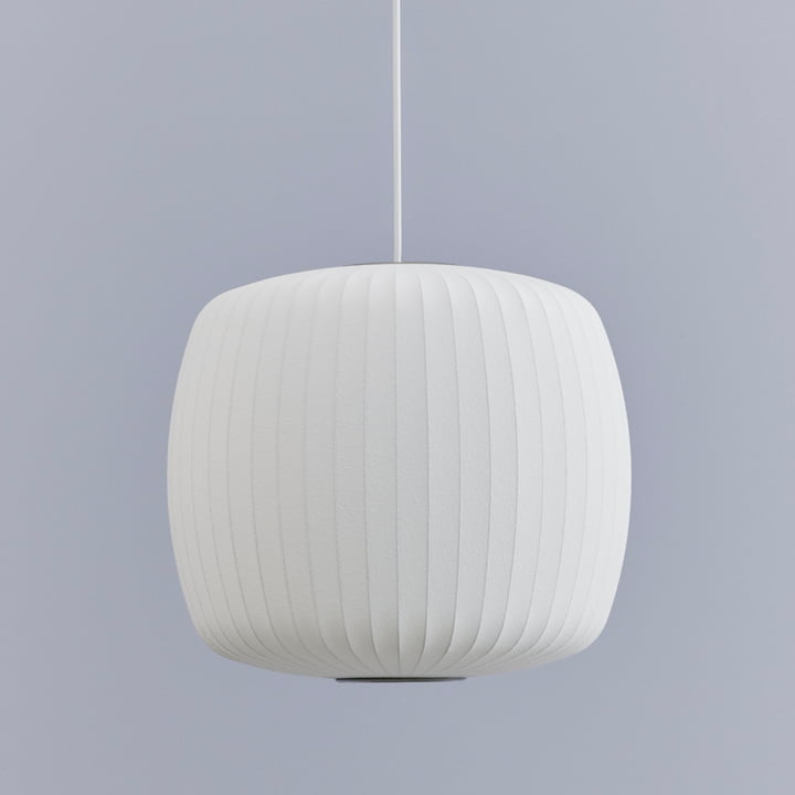 Nelson Roll Bubble Pendant light M, off-white from Hay