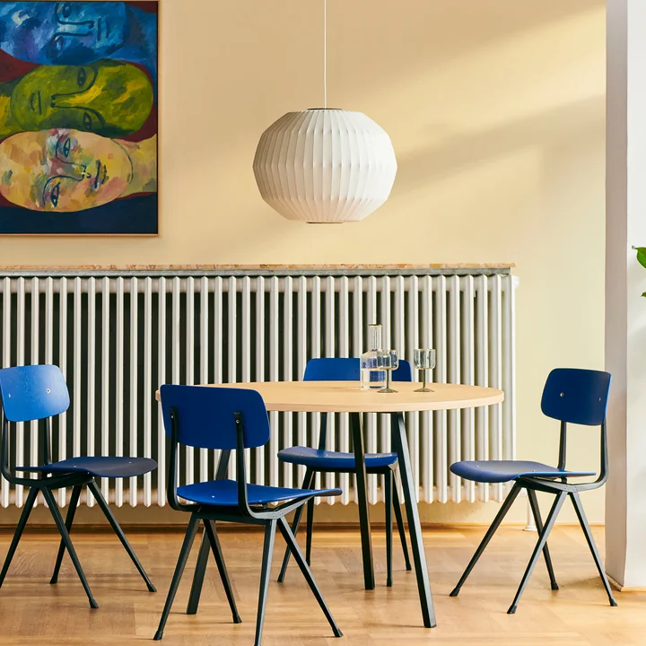 Nelson Angled Sphere Bubble Pendant light M, off-white from HAY