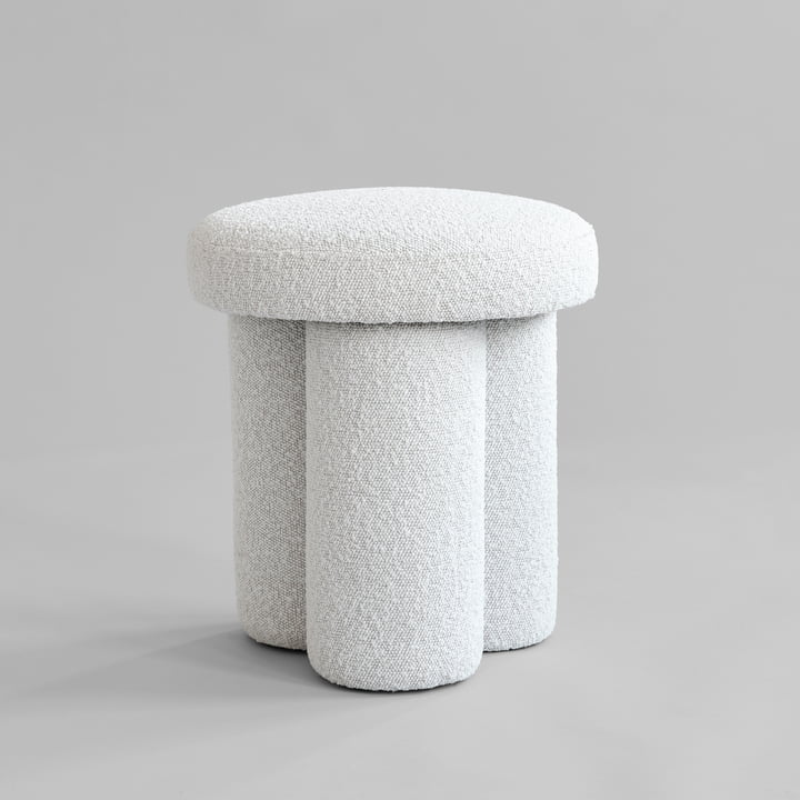 Big Foot Stool, bouclé from 101 Copenhagen