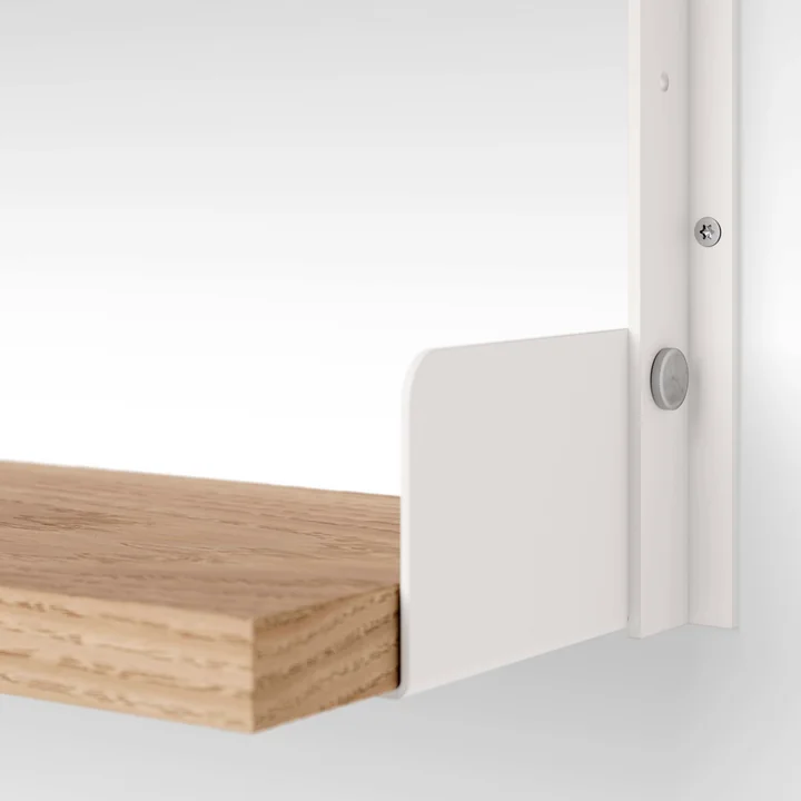 New Works - Tea Wall shelf, oak / white