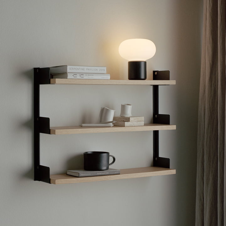 New Works - Tea Wall shelf, oak / black