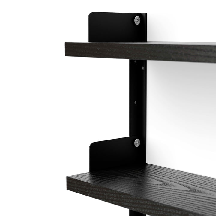 New Works - Tea Wall shelf, black ash / black