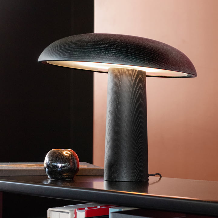 ClassiCon - Forma LED table lamp, black lacquered ash