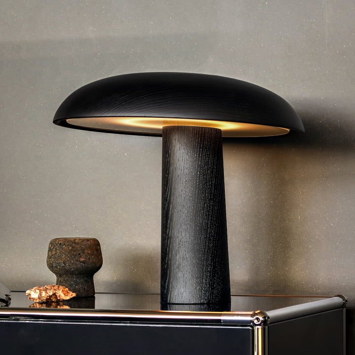 ClassiCon - Forma LED table lamp, black lacquered ash