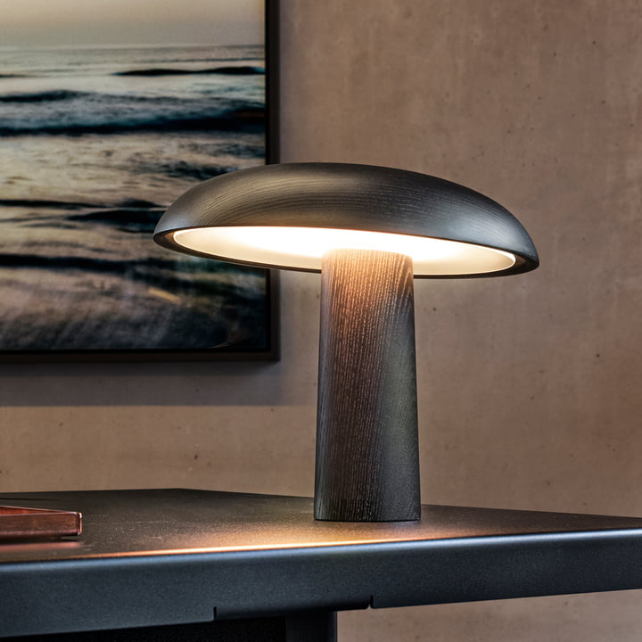 ClassiCon - Forma LED table lamp, black lacquered ash