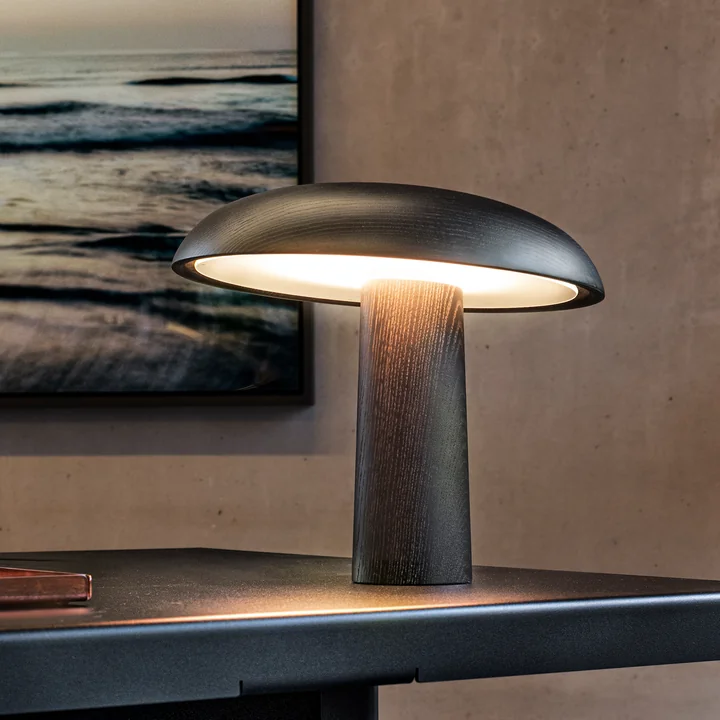 ClassiCon - Forma LED table lamp, black lacquered ash