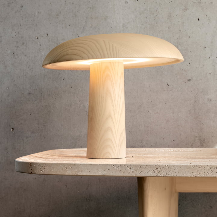 ClassiCon - Forma LED table lamp, natural lacquered ash