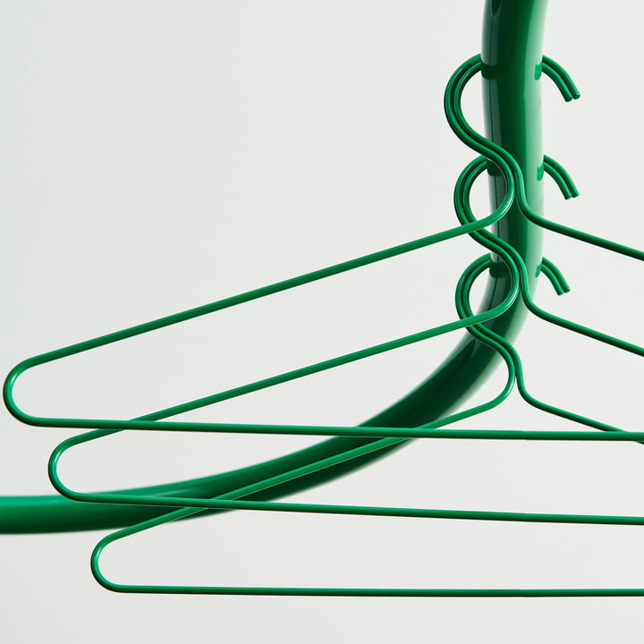 Color coat hanger, jungle green by Hay