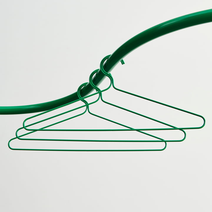 Color coat hanger, jungle green by Hay