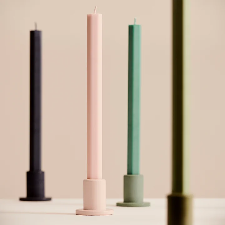 Hexagon Stick candles H 24 cm from HAY