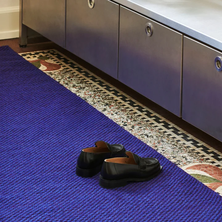 Moiré Wool rug 80 x 200 cm, purple from HAY