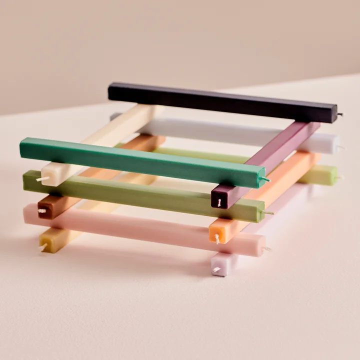 Square Stick candles H 24 cm from HAY