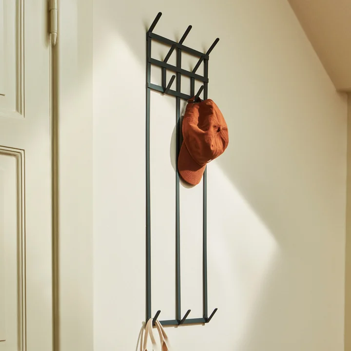 Tape Coat rack large, charcoal from HAY