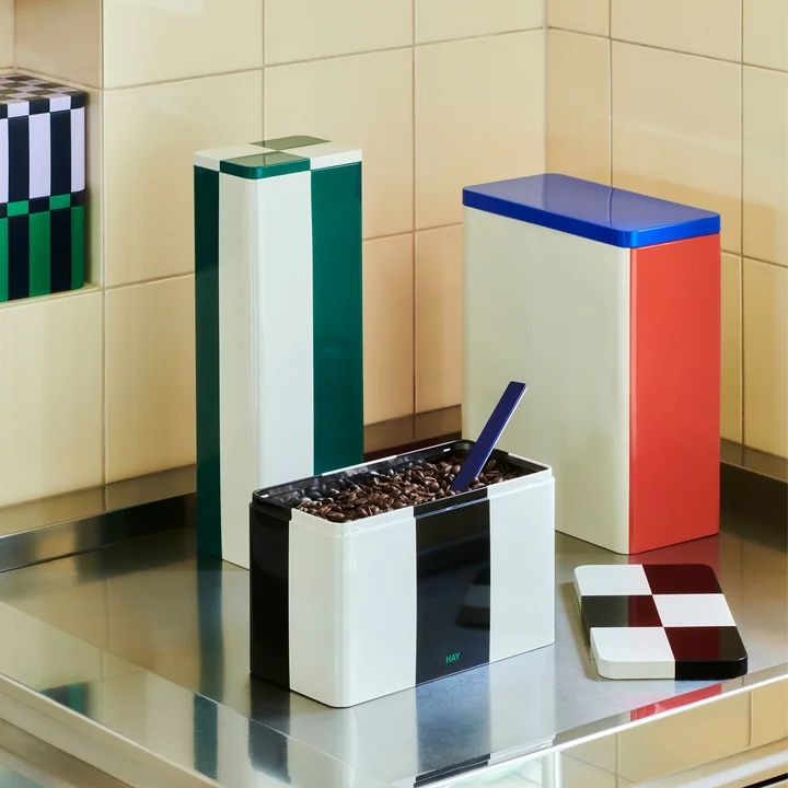 Tin Container, multicolored from HAY