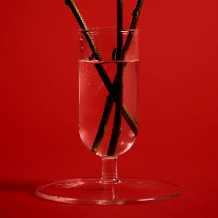 Tiny vase Ø 7 x H 8. 6 cm, clear by HAY