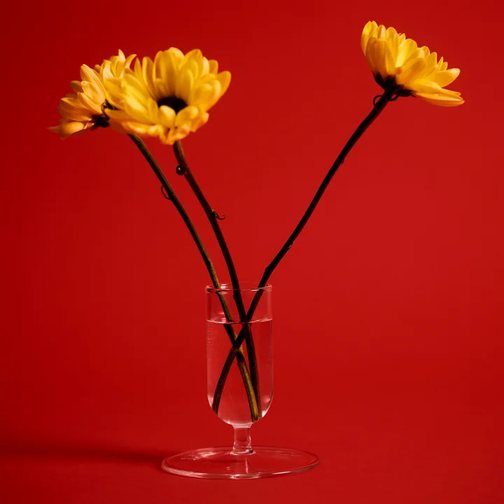 Tiny vase Ø 7 x H 8. 6 cm, clear by HAY