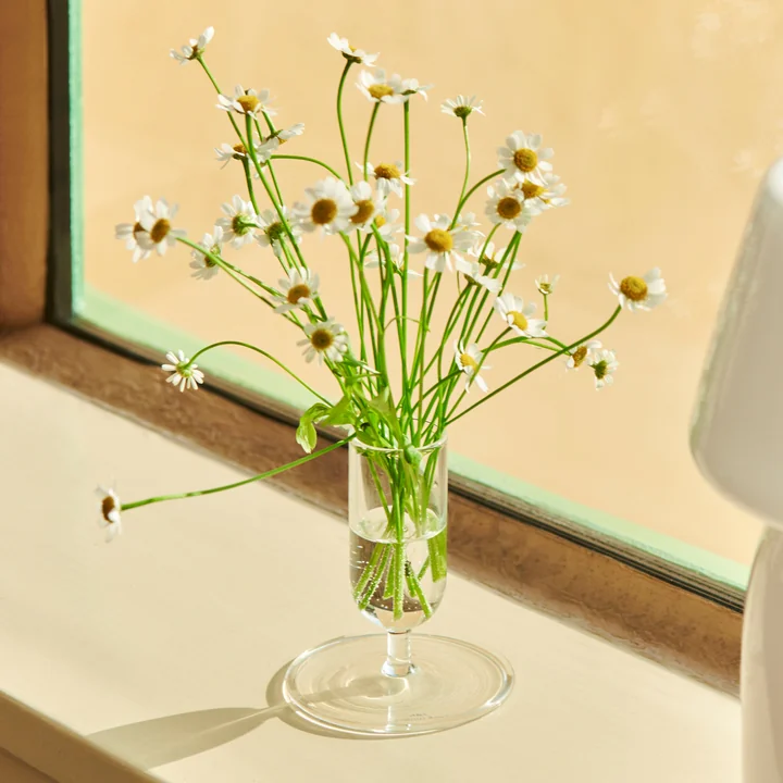 Tiny vase Ø 7 x H 8. 6 cm, clear by HAY