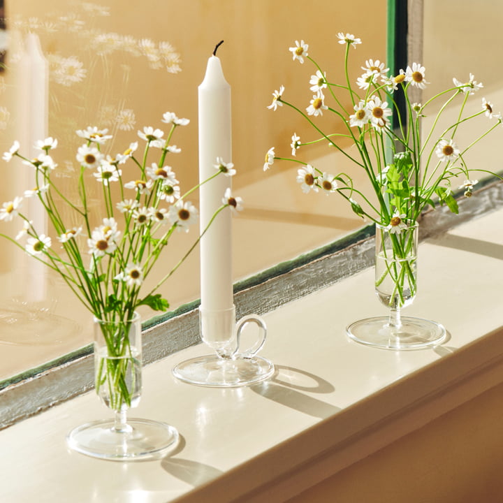 Tiny vase and candlestick from Hay