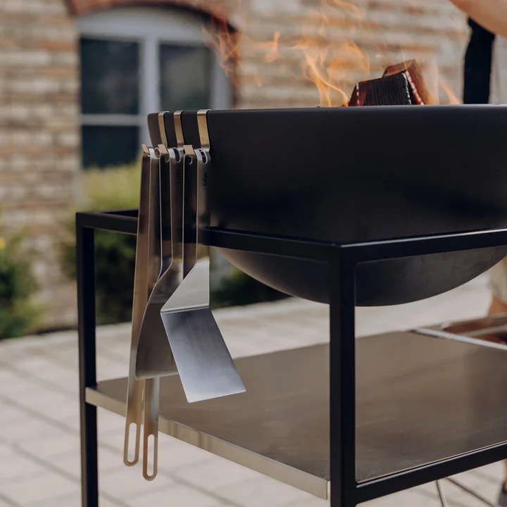 höfats - BBQ tool set, stainless steel (3 pcs.)
