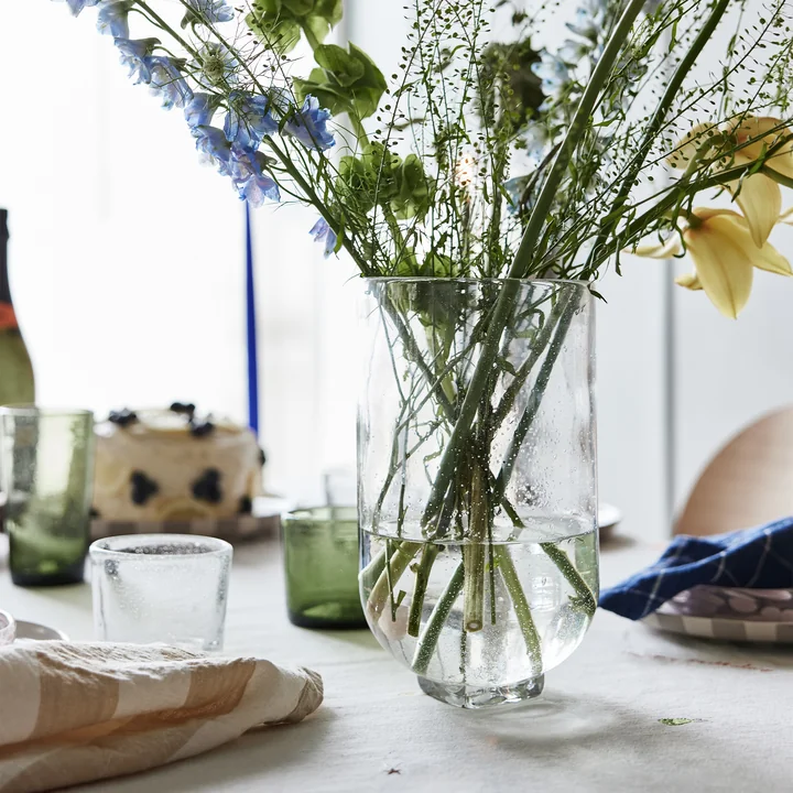 OYOY - Kuki vase, large, clear