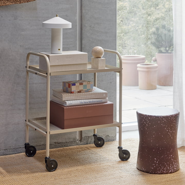 Maki Trolley, small, clay by OYOY