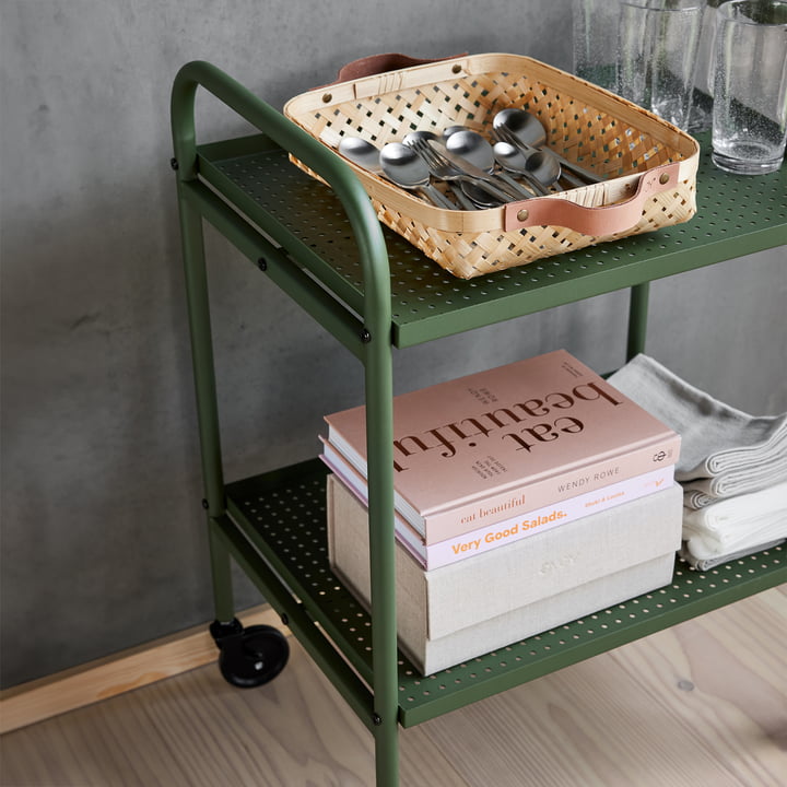 Maki trolley, small, olive by OYOY