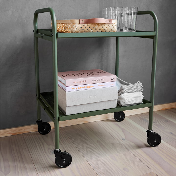 Maki trolley, small, olive by OYOY