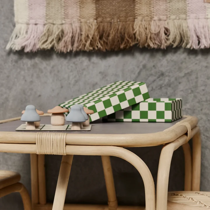 Mushroom TicTacToe, multicolored from OYOY Mini