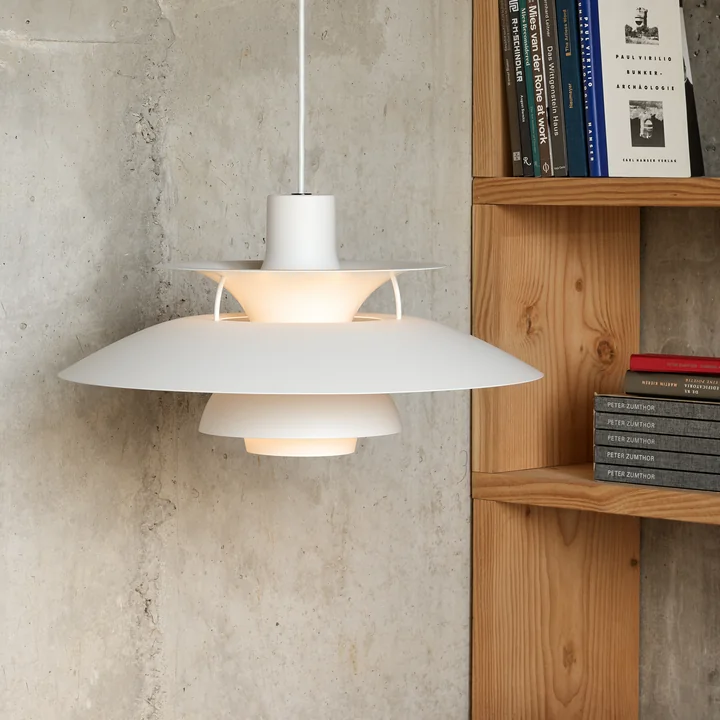 Louis Poulsen - PH 5 pendant light, monochrome pale blush