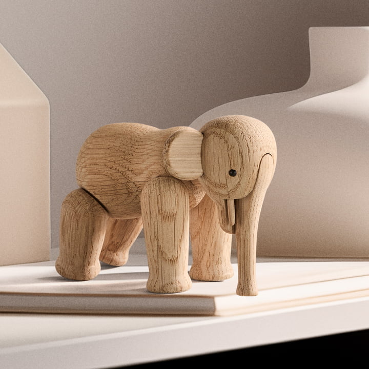 Wooden elephant by Kay Bojesen