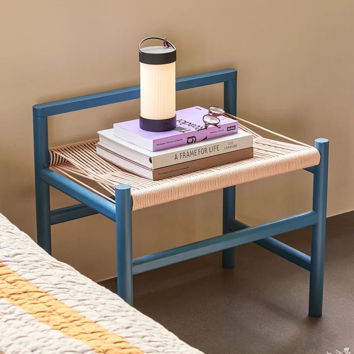 Hübsch Interior - Heritage Bench, S 60 cm, petrol