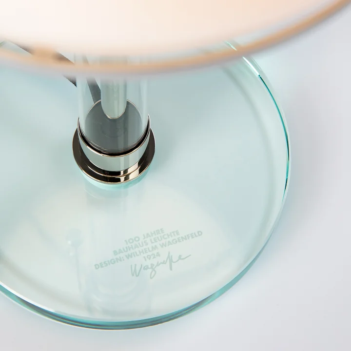 Tecnolumen - Wagenfeld lamp WG 24 with clear glass base - special edition 100 years