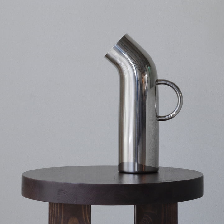 Pipe jug, stainless steel polished by Normann Copenhagen