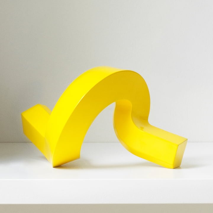 Crooked Candlestick, yellow from Normann Copenhagen