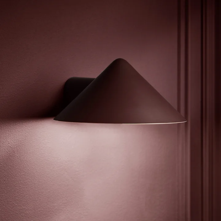 Grasp LED rechargeable wall light, beetroot matt by Frandsen